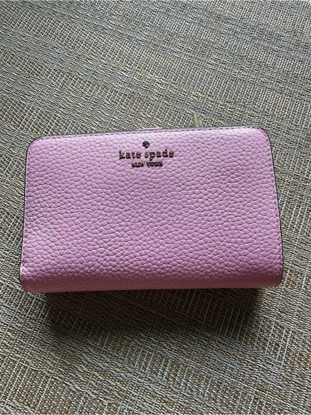 Kate Spade light Pink Pebbled Leather Wallet